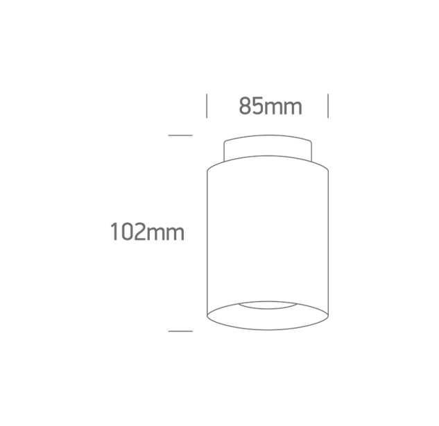 Lubinis LED šviestuvas 10W+2W 3000K 12112A/B/W