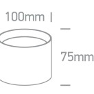 Lubinis LED šviestuvas 12W CCT IP44 12112D/W/V