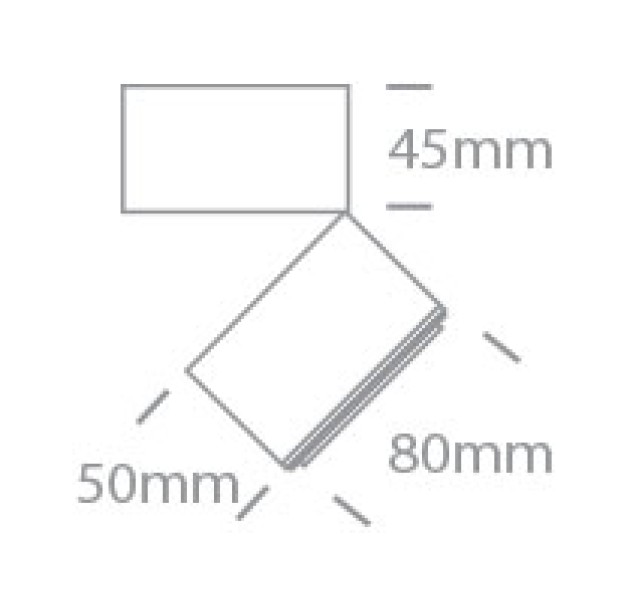Lubinis LED šviestuvas 15W 3000K 12115G/B/W