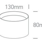 Lubinis LED šviestuvas 20W CCT IP44 12120D/B/V