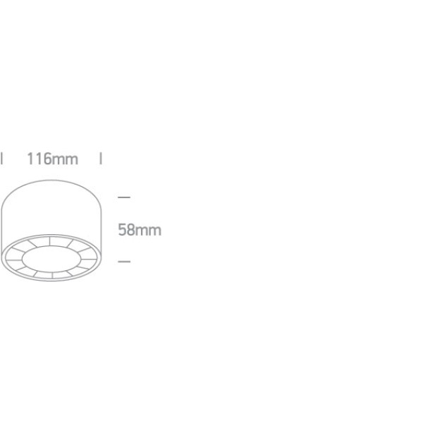 Lubinis LED šviestuvas 20W 3000K 12120X/B/W Lubinis LED šviestuvas 20W 3000K 12120X/B/W