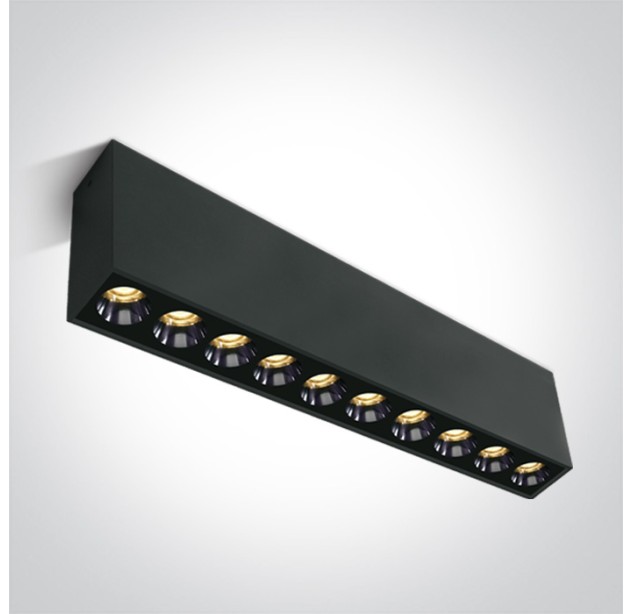 Lubinis LED šviestuvas 24W 3000K 12124H/B/W