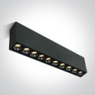 Lubinis LED šviestuvas 24W 3000K 12124H/B/W