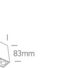 Lubinis LED šviestuvas 24W 3000K 12124H/W/W Lubinis LED šviestuvas 24W 3000K 12124H/W/W