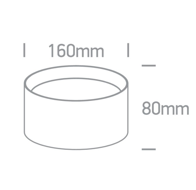 Lubinis LED šviestuvas 25W CCT IP44 12125D/W/V