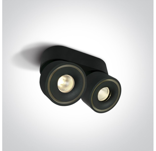 Lubinis/sieninis LED šviestuvas 2x8W 3000K 12208LA/B/W Lubinis/sieninis LED šviestuvas 2x8W 3000K 12208LA/B/W
