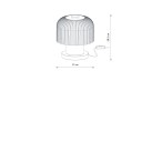 Stalinis šviestuvas BLOMMA 10W E27 12377 Stalinis šviestuvas BLOMMA 10W E27 12377