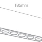 Lubinis LED šviestuvas 15W 3000K 12606C/B/W