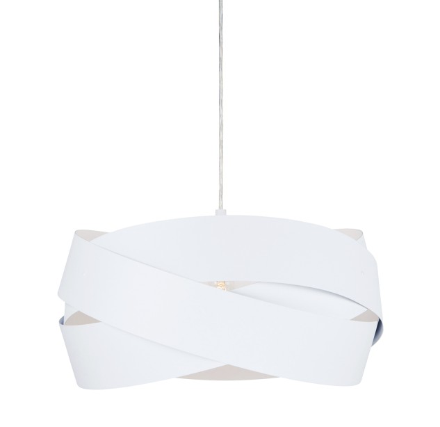 1113 LAMPA WISZĄCA TORNADO 40CM BIAŁA/WHITE
