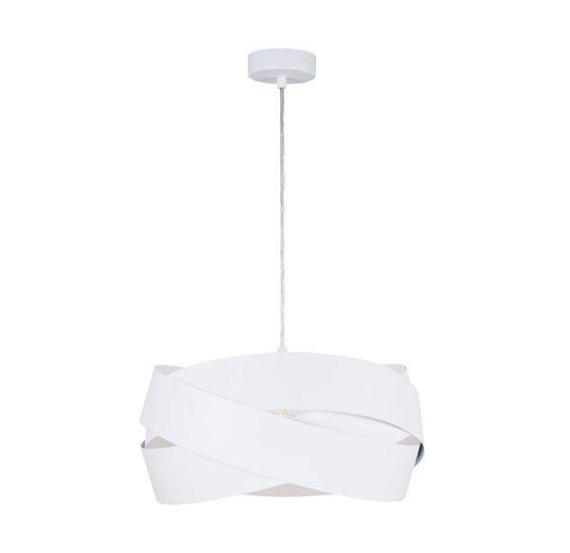 1113 LAMPA WISZĄCA TORNADO 40CM BIAŁA/WHITE