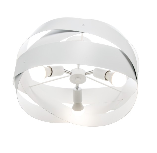 1115 LAMPA SUFITOWA TORNADO 50 CM BIAŁA/WHITE