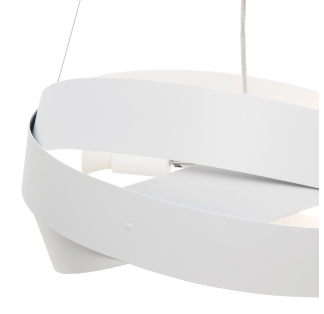 1117 LAMPA WISZĄCA TORNADO 50 CM BIAŁA/WHITE