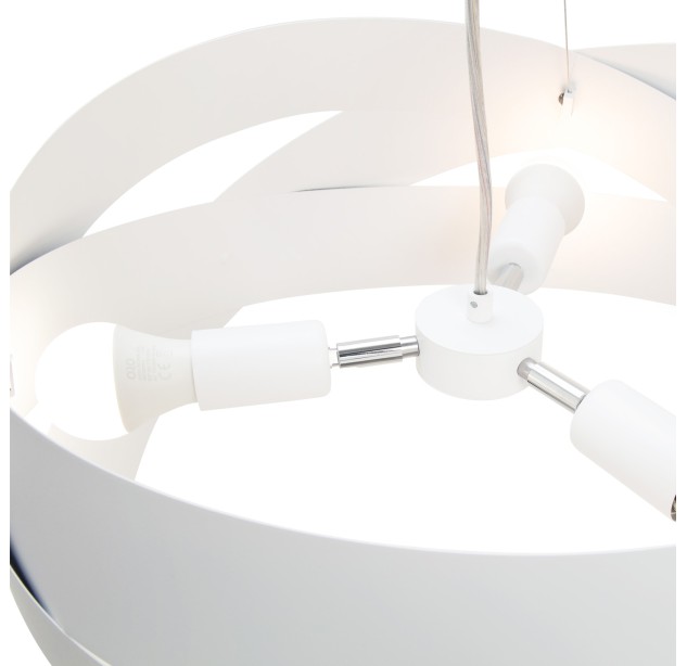 1117 LAMPA WISZĄCA TORNADO 50 CM BIAŁA/WHITE