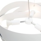 1117 LAMPA WISZĄCA TORNADO 50 CM BIAŁA/WHITE