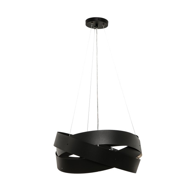 1118 LAMPA WISZĄCA TORNADO 50 CM CZARNA/BLACK