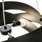 1118 LAMPA WISZĄCA TORNADO 50 CM CZARNA/BLACK