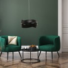 1118 LAMPA WISZĄCA TORNADO 50 CM CZARNA/BLACK