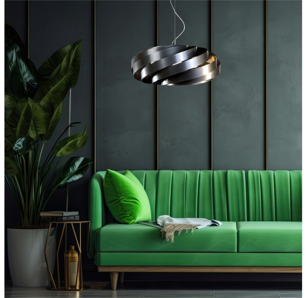1136 LAMPA WISZĄCA VENTO 60 CM ANTRACYT