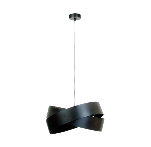 1142 LAMPA WISZĄCA TORNADO 50 CM CZARNA/BLACK
