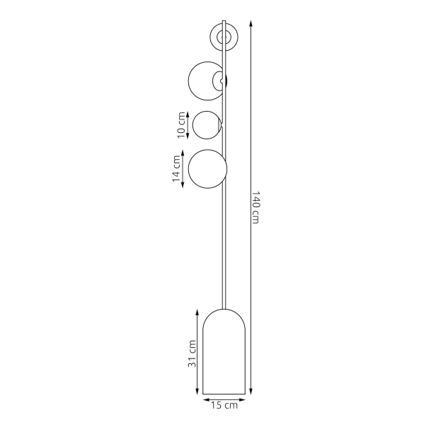 Toršeras ETNO 8W G9 1500/LP4