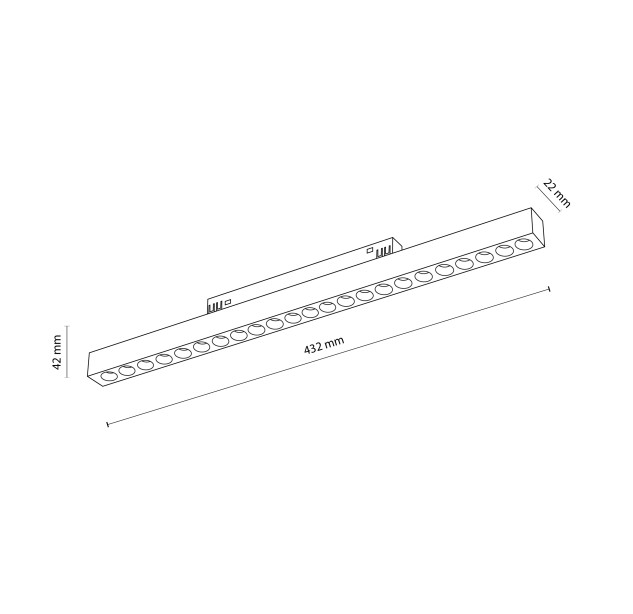 Apšvietimo sistema MAGNETIC 3000/4000/5000K 18276 Apšvietimo sistema MAGNETIC 3000/4000/5000K 18276