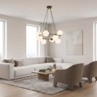 Pakabinamas šviestuvas AZURA 10W E14 1832/8