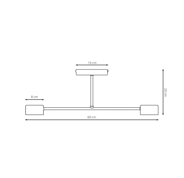 Lubinis šviestuvas HALO 10W GX53 1840/2 Lubinis šviestuvas HALO 10W GX53 1840/2