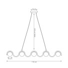 Pakabinamas šviestuvas SINUS 8W G9 1849/5 Pakabinamas šviestuvas SINUS 8W G9 1849/5