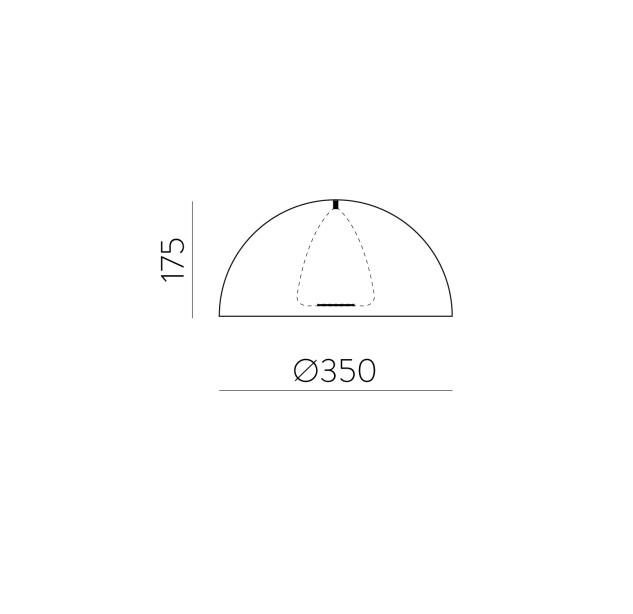 Tiga Shade %D8350 mm Tekstūruota balta/Tekstūruota balta