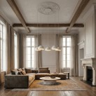 Tiga Shade pakabinamas šviestuvas %D8350 mm tekstūruota balta/tekstūruota balta