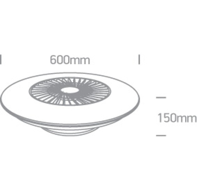 Вентилятор-светильник 30 Вт LED 35 Вт FanW CCT 24002/W Вентилятор-светильник 30 Вт LED 35 Вт FanW CCT 24002/W