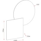 Lubinis šviestuvas BONNY 44 LED 3000 250069-TE Lubinis šviestuvas BONNY 44 LED 3000 250069-TE
