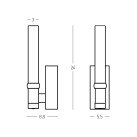 Sieninis šviestuvas KERI 5W 2700-3000K 26121 dimeriuojamas Sieninis šviestuvas KERI 5W 2700-3000K 26121 dimeriuojamas