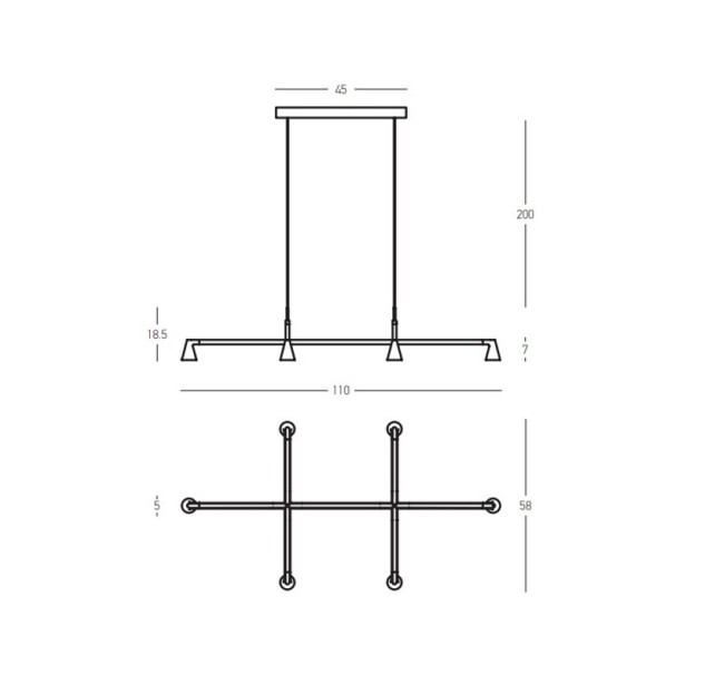 Pakabinamas šviestuvas LINOR 36W 2700-3000K 2693 dimeriuojamas Pakabinamas šviestuvas LINOR 36W 2700-3000K 2693 dimeriuojamas