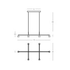 Pakabinamas šviestuvas LINOR 36W 2700-3000K 2693 dimeriuojamas Pakabinamas šviestuvas LINOR 36W 2700-3000K 2693 dimeriuojamas