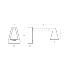 Sieninis šviestuvas LINOR 6W 2700-3000K 2694 Sieninis šviestuvas LINOR 6W 2700-3000K 2694