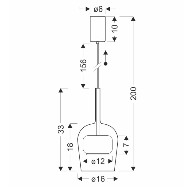 Pakabinamas šviestuvas GLAXI 1x9W GX53  31-50366