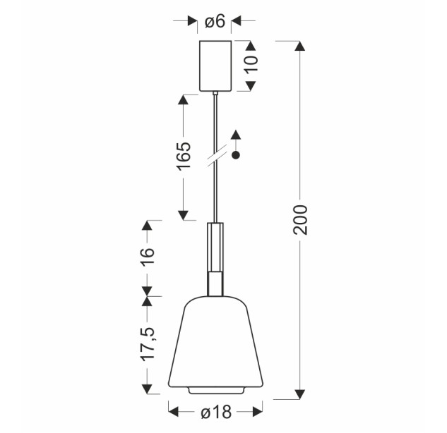 Pakabinamas šviestuvas BUENO 1x9W GX53  31-50441