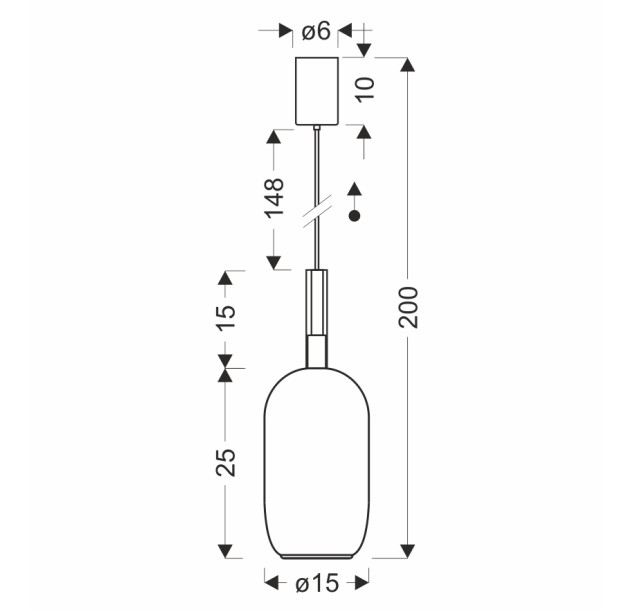 Pakabinamas šviestuvas BUENO 1x9W GX53  31-50458