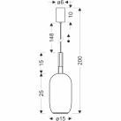 Pakabinamas šviestuvas BUENO 1x9W GX53  31-50458