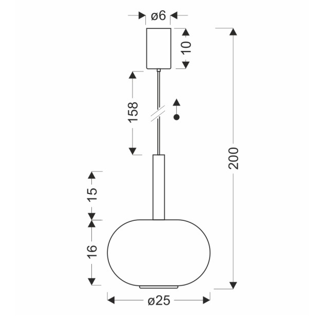 Pakabinamas šviestuvas BUENO 1x9W GX53  31-50465