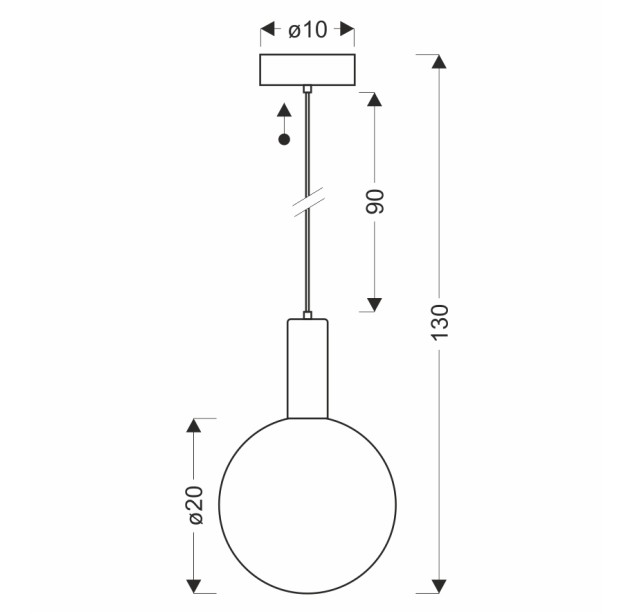 Pakabinamas šviestuvas TESTA 1x10W G9 31-50892 Pakabinamas šviestuvas TESTA 1x10W G9 31-50892