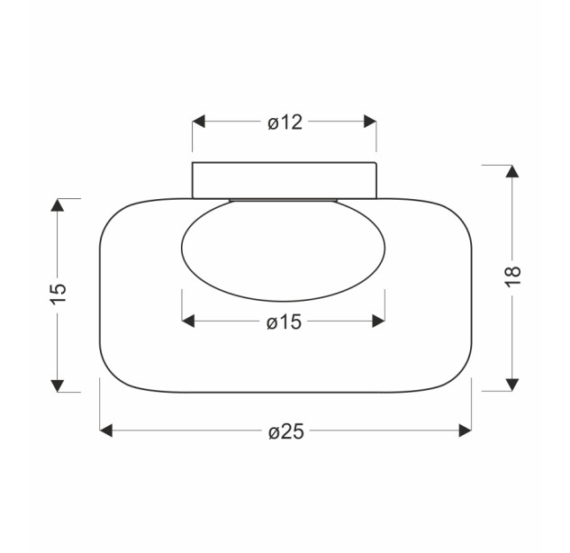 Pakabinamas šviestuvas SOPRA 1x10W GX53  31-50984