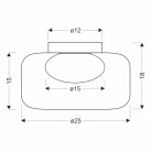 Pakabinamas šviestuvas SOPRA 1x10W GX53  31-50984