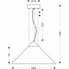 Pakabinamas šviestuvas PRESTO 1x10W 31-51042 Pakabinamas šviestuvas PRESTO 1x10W 31-51042