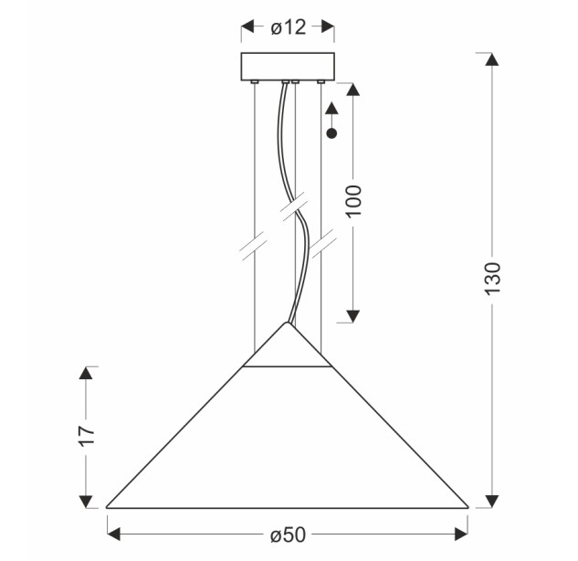 Pakabinamas šviestuvas PRESTO 1x10W   31-51059