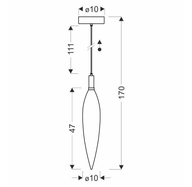 Pakabinamas šviestuvas 1x5W G9 31-51332 Pakabinamas šviestuvas 1x5W G9 31-51332