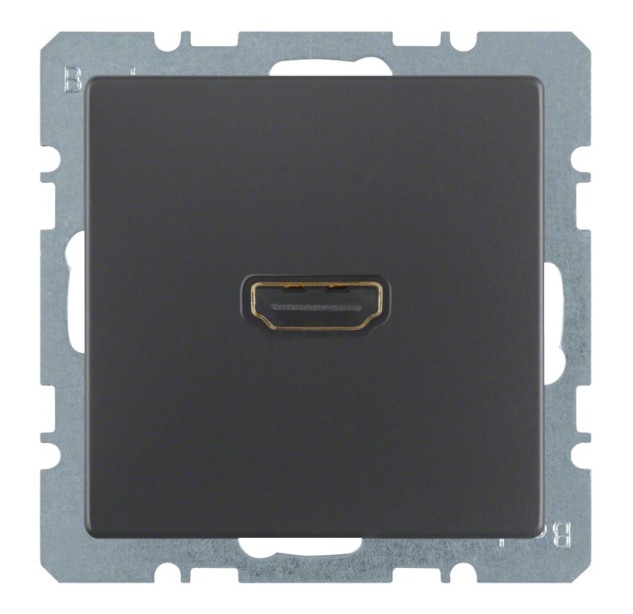 HDMI aukštos raiškos lizdas, 90° jungtis Q.1/Q.3 3315436086