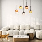 Pakabinamas šviestuvas GLAXI 5x9W GX53  35-50434