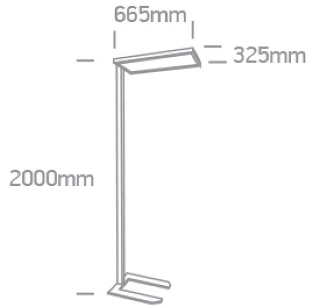 Lubinis LED šviestuvas 60W 4000K 36002/W/C Lubinis LED šviestuvas 60W 4000K 36002/W/C